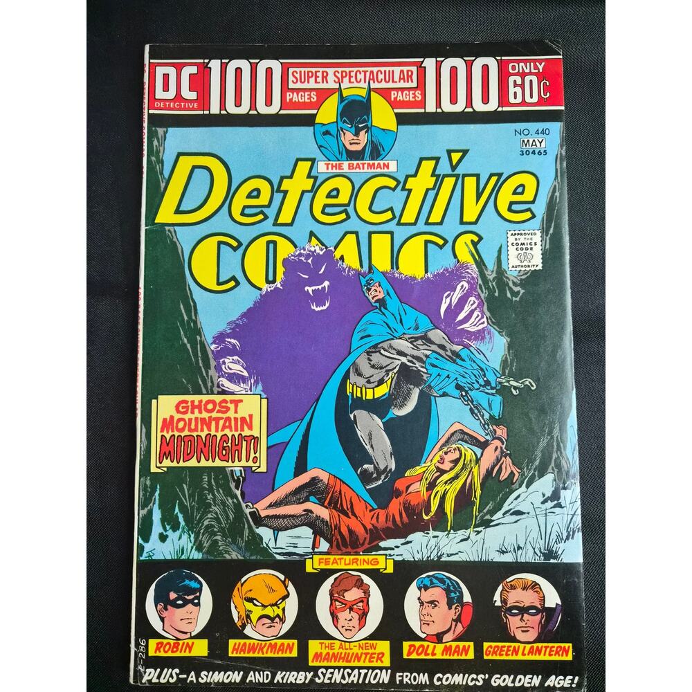 Detective Comics #440 (05/74) 100 Pg Super Spectacular Jim Aparo Cover FN+ DC